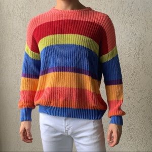 American Apparel Rainbow Sweater